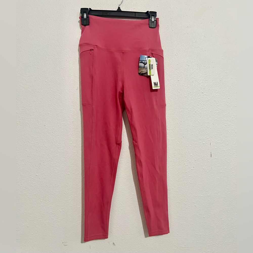 Nichole Miller M Sport Pink Legging pant Size small